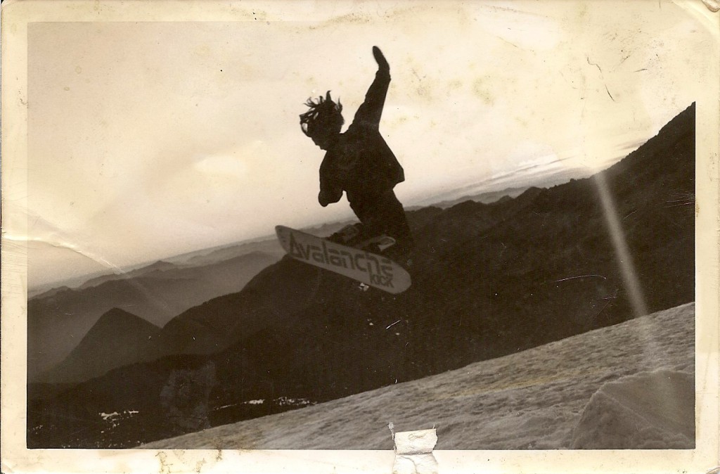 A young Cris Moss at Mt Rainier, Washington. Photo provided by C Moss.