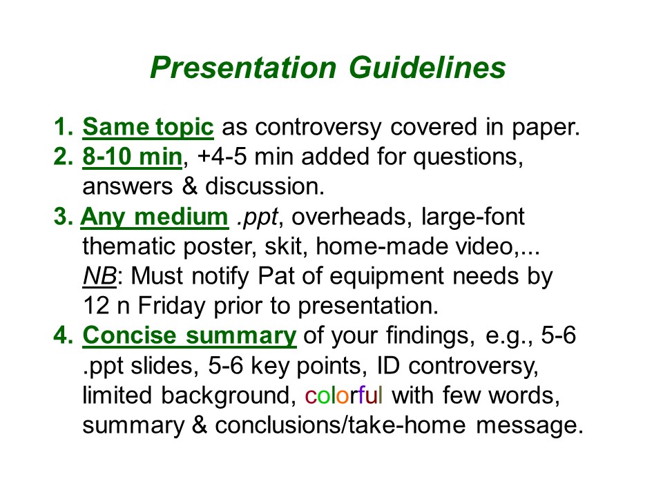 presentation guidelines pdf