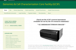GC3F website screenshot