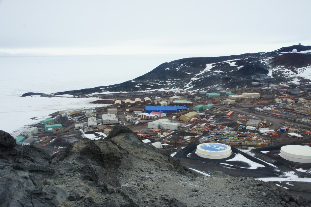 View of McMurdo Station from Observation Hill - click for slide show 