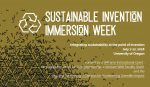 Poster: Sustainable Invention Immersion Week