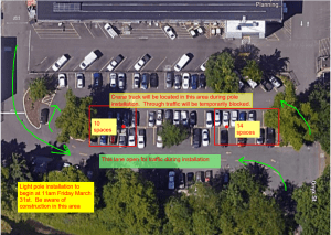 Diagram of Parking Lot 2 