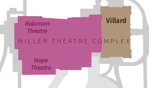 Miller Theatre on map