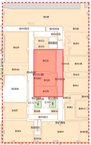 Image of area affected by water intrusion in Klamath Hall 8/24/23