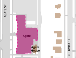 Agate Hall on map