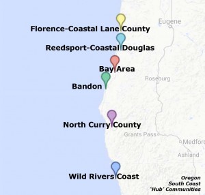 Oregon South Coast Hub Community Map