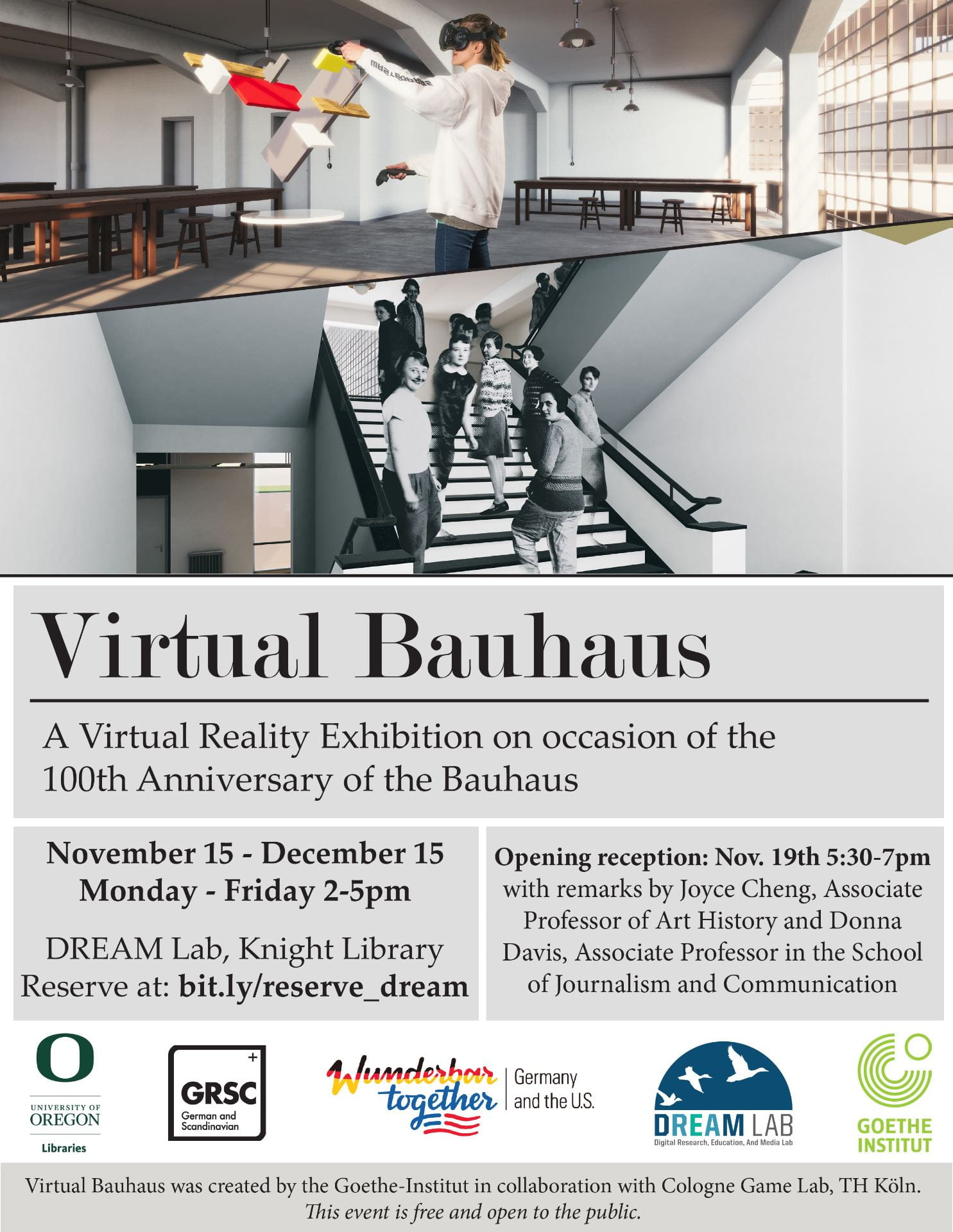 Image of the Virtual Bauhaus Flyer