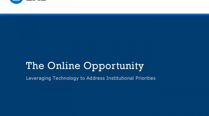 File: EAB Presentation to UO: The Online Opportunity