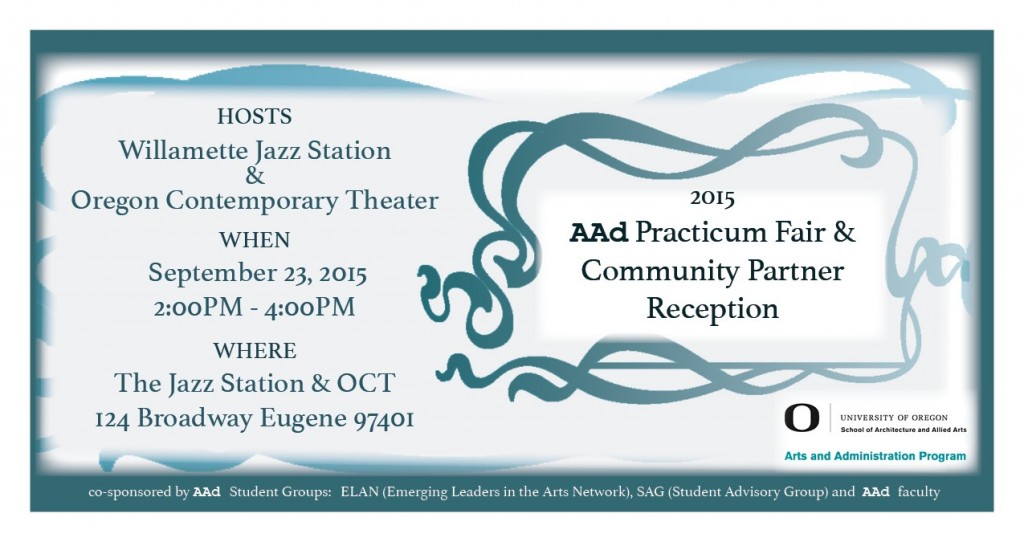 2015 AAD Practicum Fair and Community Partner Reception