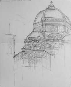 Sketch of Duomo - Firenze_KellyBuchanan