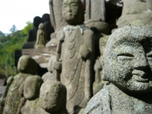 4.  Stone Statues, Southern Sado Island, near Ogi, Japan