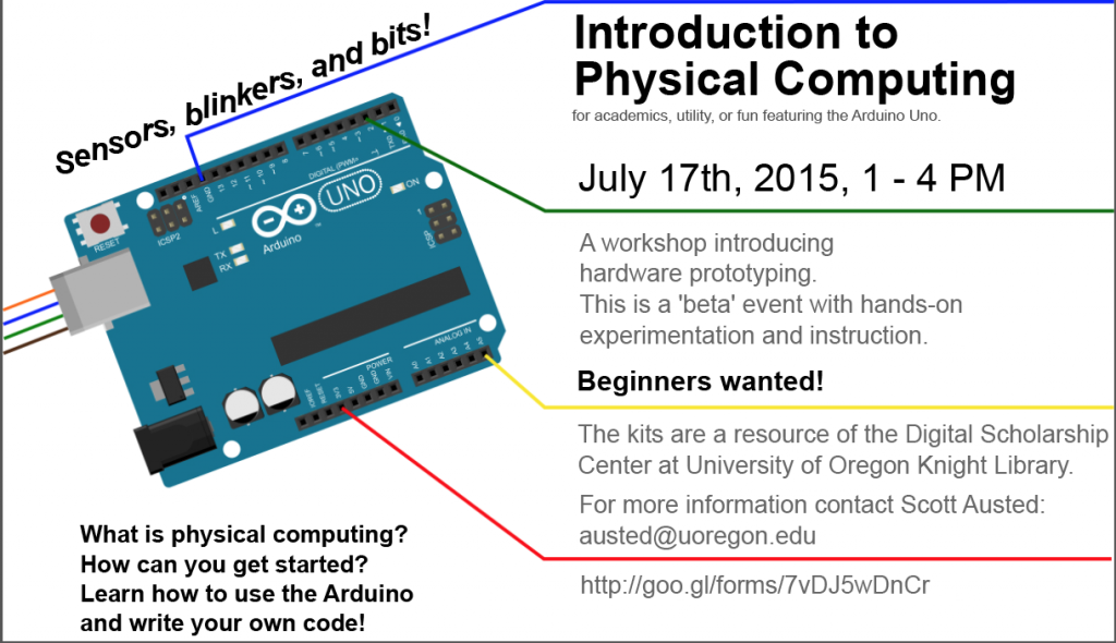 physical computing workshop Summer 2015