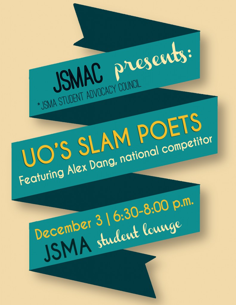 JSMAC Slam Poet's Poster