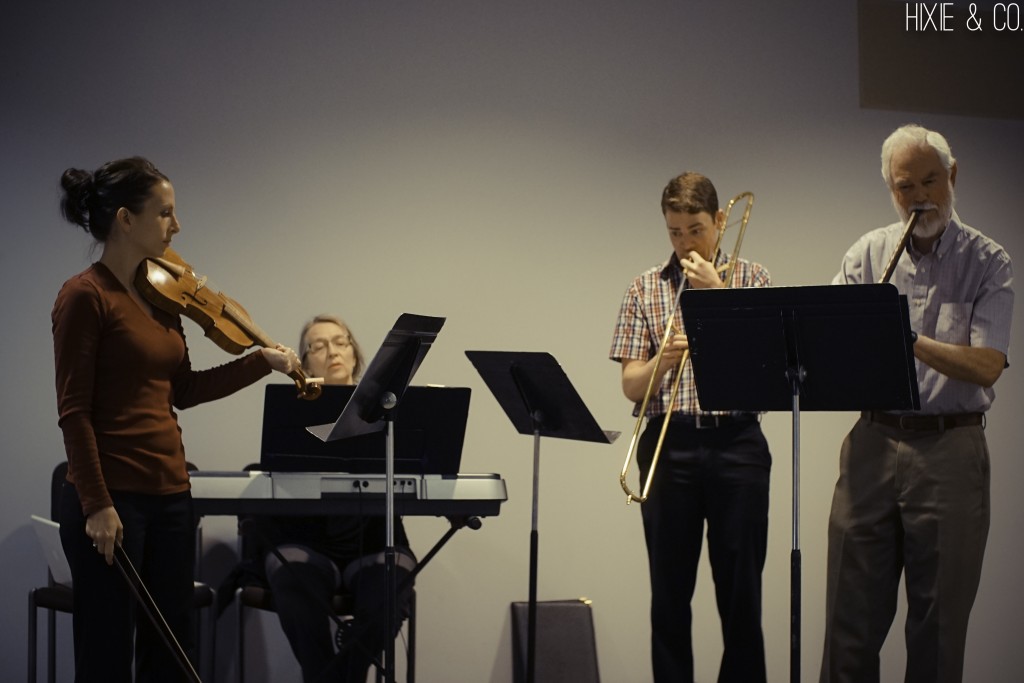 Ensemble Primo Seicento with Bodie Pfost, Margret Gries, Holly Roberts, and Doug Sears performs in-between films.