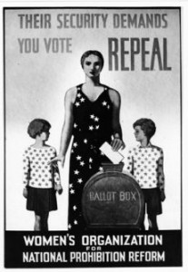 WONPR prohibition repeal poster. 