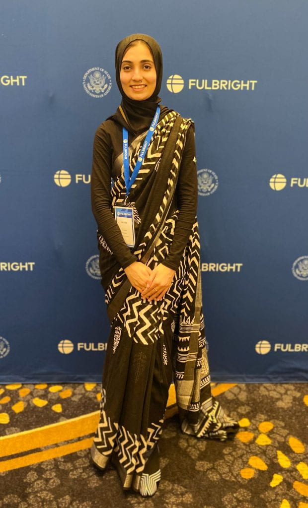At the Fulbright FLTA midyear conference in 2022