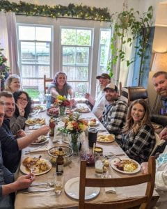 Thanksgiving 2021 with of my siblings, aunts, uncles, and cousins that I moved to Oregon to be closer to.