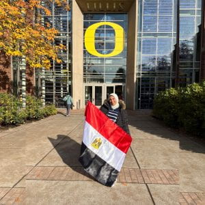Amira at the University of Oregon in Fall term 2022