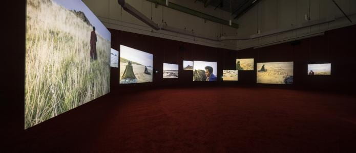 Lessons of the Hour, Isaac Julien, installation view