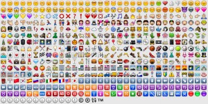 Chart of Globalized Japanese emoji