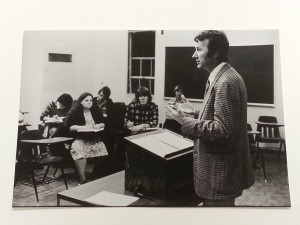 Frohnmayer in his first year of teaching at UO in 1970