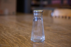 The saltshaker Corinne used for her 1984 cover of "The Price of Salt."