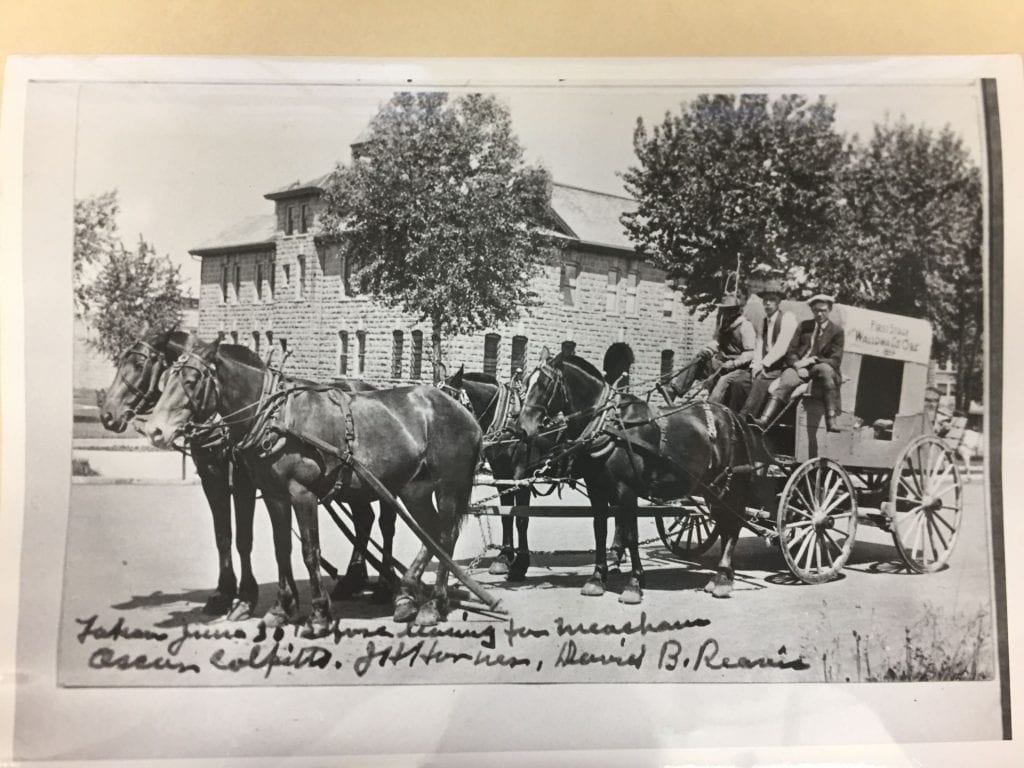 Horses drawn wagon