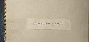 Image of bookplate reading "William Harris Arnold".