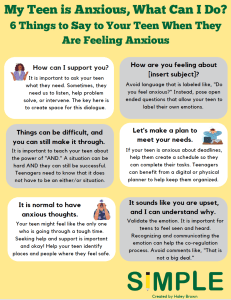Anxious Teen One Pager