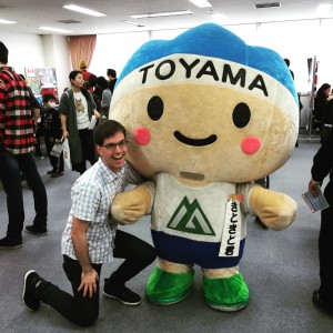 Anthony Rinaldi in Toyama, Japan
